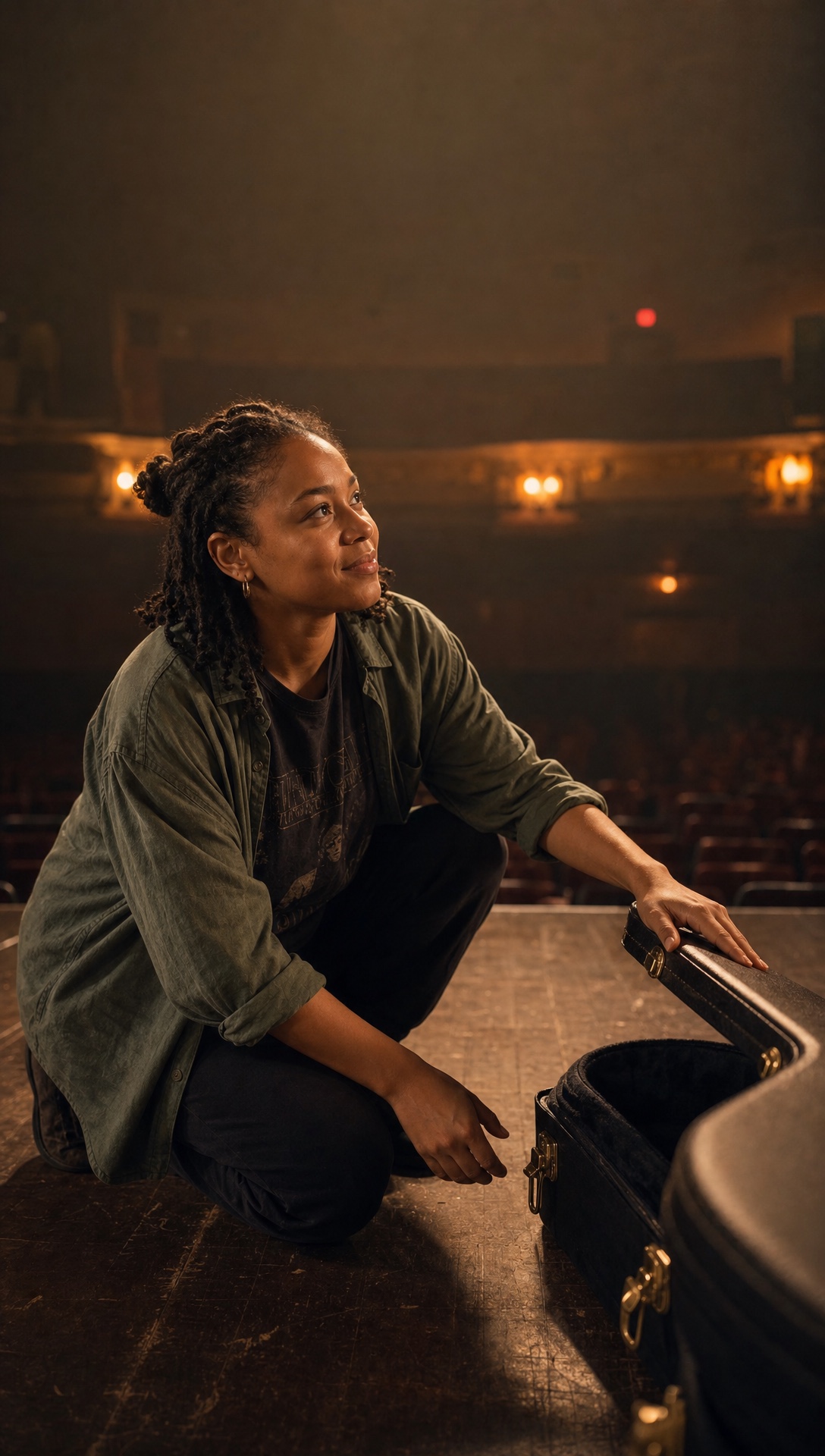 Musician on stage